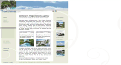 Desktop Screenshot of demeures-tropeziennes.com